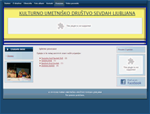 Tablet Screenshot of kudsevdah-ljubljana.com